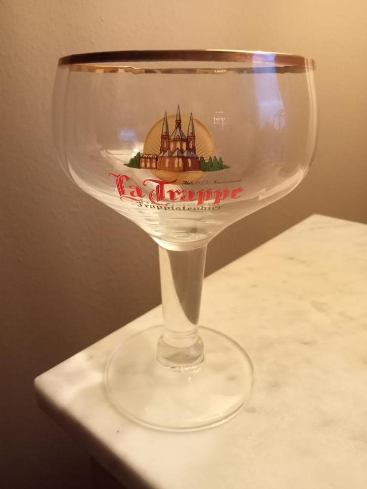 La Trappe Trappisten Bierbokaal. 0,25 L., Verzamelen, Biermerken, Zo goed als nieuw, Flesje(s), La Trappe, Ophalen of Verzenden
