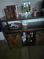 Houten dressoir met schuifdeuren, Huis en Inrichting, Ophalen, Met deur(en), 50 tot 100 cm, 25 tot 50 cm