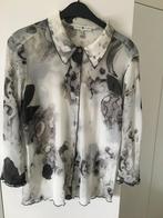 Rosie's LF Coll blouse wit-zwart-bruin maat 42, Verzenden, Wit, Maat 42/44 (L), Rosie's LF Coll