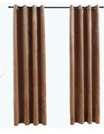 Fluweel gordijnen 4 stuks, Ophalen of Verzenden, Zo goed als nieuw, 100 tot 150 cm, 200 cm of meer