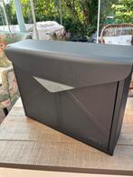 Brievenbus Perel Verona zwart met slot, Tuin en Terras, Brievenbussen, Ophalen of Verzenden, Zo goed als nieuw, Staal, Wandbrievenbus