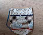 Vintage spellenzak met oa roulette, Dammen, MEJN, Backgammon, Hobby en Vrije tijd, Gezelschapsspellen | Bordspellen, Ophalen, Zo goed als nieuw