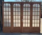 4-delige openslaande glas in lood deuren 253x306cm., Ophalen