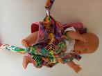 Stoffen poppendraagzak voor babypop., Kinderen en Baby's, Speelgoed | Poppen, Ophalen, Gebruikt, Babypop