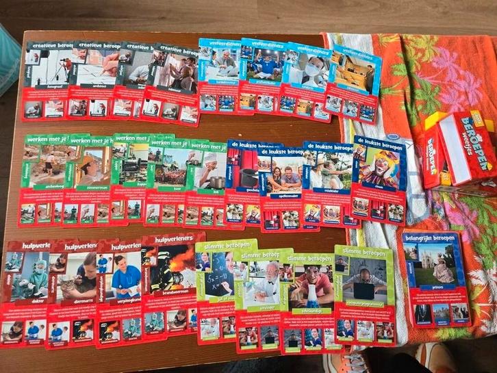 Beroepen Weetjes Kwartet - Identity Games, Hobby en Vrije tijd, Gezelschapsspellen | Kaartspellen, Zo goed als nieuw, Een of twee spelers
