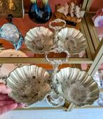 Vintage Schaal Sint Jakob Schelpen Verzilverd, Antiek en Kunst, Ophalen of Verzenden