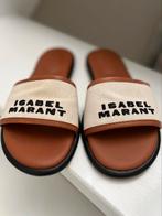 Isabel Marant logo canvas slippers, bruin cognac, Kleding | Dames, Schoenen, Bruin, Nieuw, Sandalen of Muiltjes, Ophalen of Verzenden