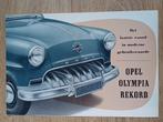 Opel Olympia Rekord brochure, Ophalen of Verzenden, Gelezen, Opel
