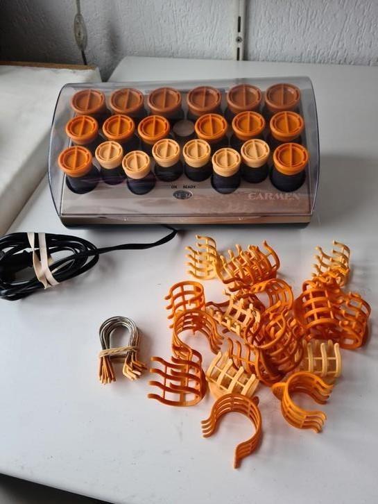 Carmenset  de luxe  ,Philips  föhn  met hulpstukken, Sieraden, Tassen en Uiterlijk, Uiterlijk | Haarverzorging, Zo goed als nieuw