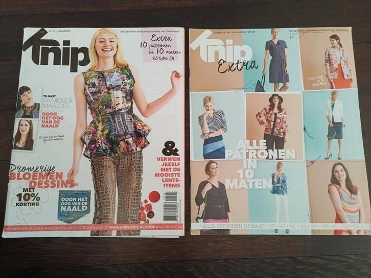 Knipmode mei 2015 extra 10 patronen in 10 maten 36 - 54, Hobby en Vrije tijd, Kledingpatronen, Nieuw, Overige typen, Vrouw, Knipmode