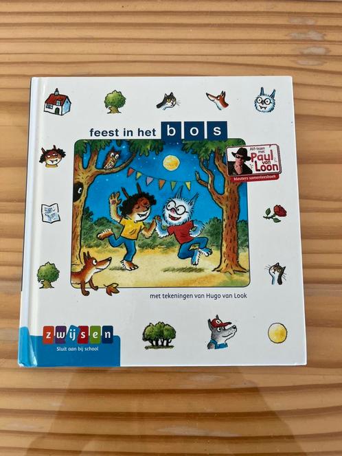 Paul van Loon - feest in het bos, Boeken, Kinderboeken | Kleuters, Zo goed als nieuw, Ophalen of Verzenden