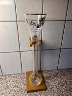 Heikene bierglas lang model met houder, Ophalen of Verzenden, Zo goed als nieuw, Glas of Glazen, Overige merken