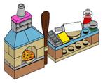 LEGO Stephanie#039s Pizza Bakery 562011, Kinderen en Baby's, Speelgoed | Duplo en Lego