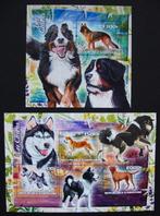 - 547 - 2 Blokken met Honden rassen., Postzegels en Munten, Verzenden, Gestempeld, Dier of Natuur