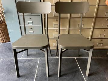Aluminium stoelen 2 stuks antraciet grijs Cabane Nice beschikbaar voor biedingen