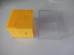* Z.g.a.n. Kikkerland 3d- puzzel gele IQ kubus plastic stuk, Ophalen of Verzenden, 10 tot 50 stukjes, Zo goed als nieuw, 6 jaar of ouder