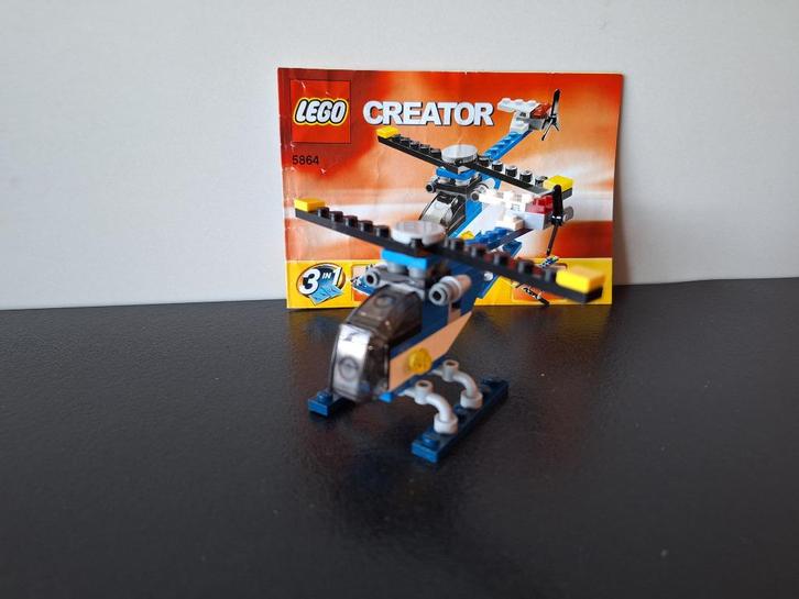 Lego 5864 Creator - Mini helikopter, Kinderen en Baby's, Speelgoed | Duplo en Lego, Zo goed als nieuw, Lego, Complete set, Ophalen of Verzenden