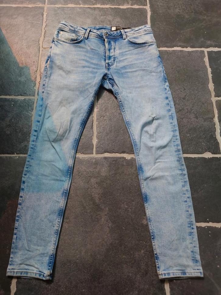 Chasin, EGO CRAWFORD, Slim Fit, blauw, W31 L32. Rob3132, Kleding | Heren, Spijkerbroeken en Jeans, Gedragen, W32 (confectie 46) of kleiner