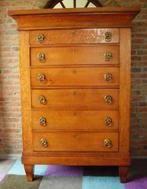 Schitterend eiken ladenkast burger empire chiffoniere, Antiek en Kunst, Ophalen