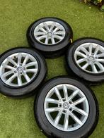 Volkswagen 16 inch velgen met Continental zomerbanden 5,5mm, Ophalen, Gebruikt
