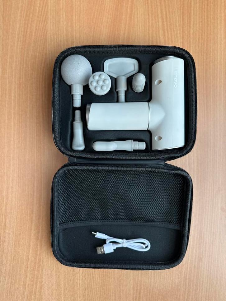 Wit Lenovo vibratiemassage-apparaat, Sport en Fitness, Massageproducten, Zo goed als nieuw, Apparaat, Ophalen of Verzenden
