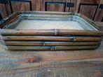 Bamboe plateau tray, Ophalen of Verzenden, Zo goed als nieuw, Rechthoekig, Hout