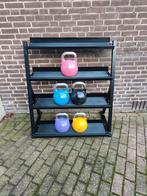 Kettlebell rek zonder kettlebells, Ophalen of Verzenden, Zo goed als nieuw, Benen, Kettlebell