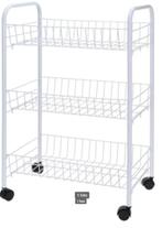 Excellent Houseware Keukentrolley 3 manden van 20 voor 13, Overige materialen, -, -, Rond