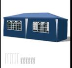 Professionele Party Tent met Zijwanden, 3x6m blauw., Ophalen, Nieuw, 5 tot 8 meter