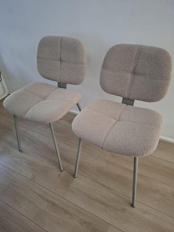 2 boucle Stoelen-stoel-teddy stof stoel beschikbaar voor biedingen