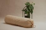 LEOLTE Bolster yoga ronde kussen 70cm x 20cm Katoen Creme, Sport en Fitness, Yoga en Pilates, Leolte, Nieuw, Ophalen of Verzenden