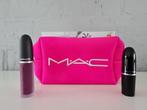 MAC set, 2x lipstick en een toillettas, Lippen, Paars, Nieuw, Ophalen of Verzenden