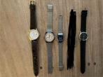 Diverse vintage horloges. Commodoor, Pulsar en Castle, Ophalen of Verzenden, Gebruikt, Staal, Overige merken