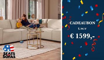 Hoekbank nieuw(!) Tegoedbon t.w.v. €1599 beschikbaar voor biedingen