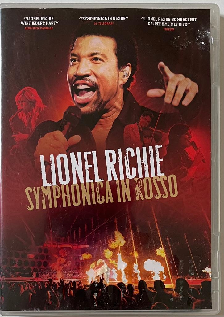 DVD Lionel Richie. Symphonica in Rosso, Alle leeftijden, Ophalen of Verzenden, Gebruikt, Muziek en Concerten