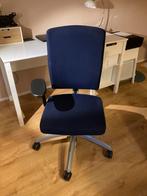 Sitag bureaustoel, schoon en goed functionerend, Huis en Inrichting, Bureaustoelen, Ophalen, Blauw, Zo goed als nieuw, Bureaustoel