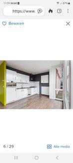 KEUKEN COMPLEET 320 X 200 NATUUR STENEN BLAD 10 J OUD, Huis en Inrichting, Keuken | Complete keukens, Ophalen, Wit, Graniet of Steen