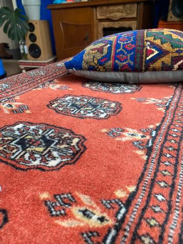 Pakistaans Bokhara tapijt | wol op katoen | 120x67cm beschikbaar voor biedingen