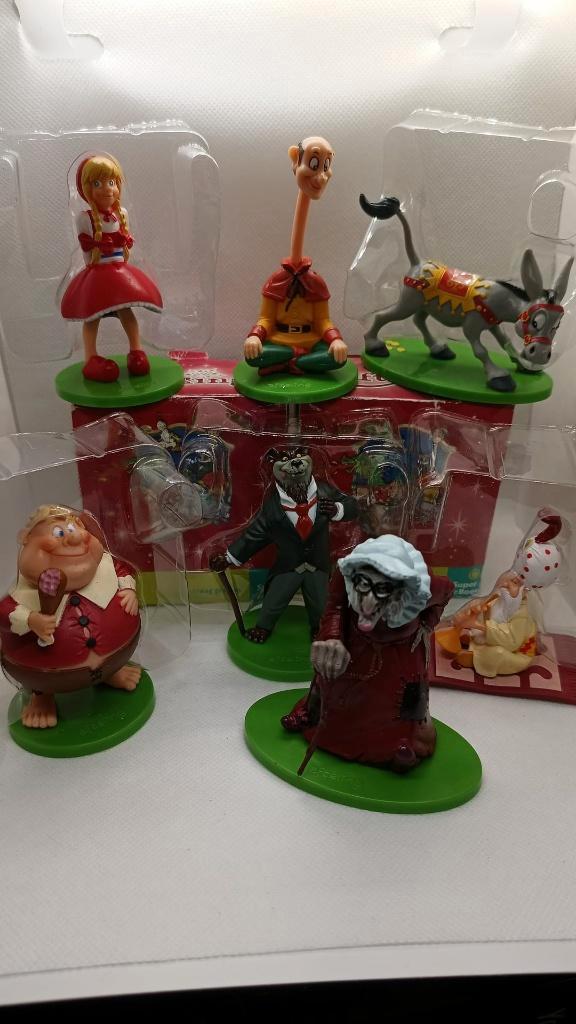 Set Efteling Sprookjesfiguren Super de Boer (11 stuks), Verzamelen, Efteling, Zo goed als nieuw, Beeldje of Poppetje, Ophalen of Verzenden