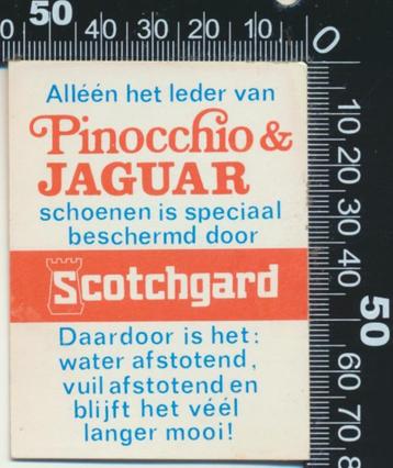 Sticker: Pinocchio en Jaguar Schoenen - Scotchgard beschikbaar voor biedingen