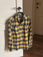 Geruiten flanellen blouse, Blauw, Halswijdte 38 (S) of kleiner, Ophalen of Verzenden, Zo goed als nieuw