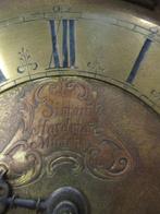 Oer 11245 18e eeuwse Duitse console klok met inlegwerk, Antiek en Kunst, Ophalen