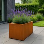 Cortenstalen bloembakken, snelle levering, Goedkoopste!!, Tuin en Terras, Ophalen, Rond, Nieuw, Metaal