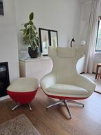 Leolux Caruzzo Plus fauteuil met hocker showmodel, Huis en Inrichting, Ophalen of Verzenden, Zo goed als nieuw, 75 tot 100 cm