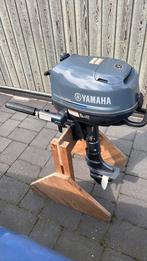 5 pk Yamaha kortstaart 2017 en aluminium visboot, Watersport en Boten, Ophalen, Gebruikt, Tot 10 pk, Aluminium