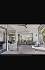 Loungeset loungebank hoekbank tuinbank tuinset antraciet, Tuin en Terras, Overkappingen, Ophalen of Verzenden, Gebruikt, Overige typen