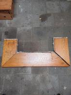 Massief eiken schoorsteenmantel, 1950, Doe-het-zelf en Verbouw, Hout en Planken, Gebruikt, Eiken, Ophalen of Verzenden, Plank
