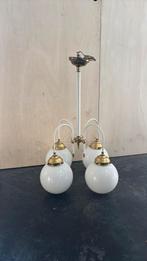 Nette vintage hanglamp, Huis en Inrichting, Lampen | Hanglampen, Ophalen, Gebruikt, Vintage, Glas