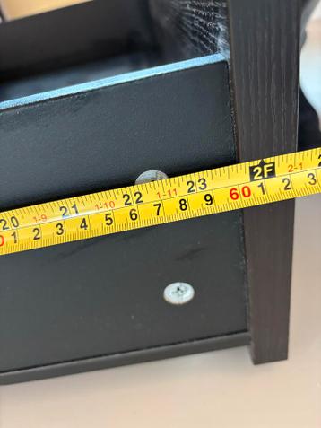 Twee IKEA Malm uitschuiflades donkerbruin - afbeelding 6