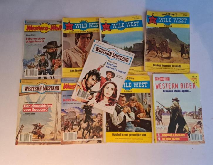 Verzameling Western - Wild West romans GERESERVEERD, Boeken, Avontuur en Actie, Gelezen, Ophalen of Verzenden